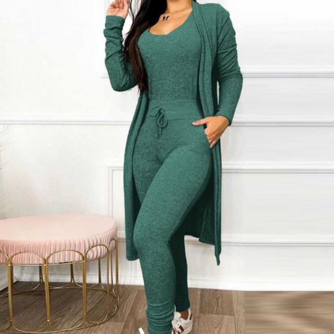 2e7ebee9-16d6-4f0f-a70d-675724dc3e16.jpg Women's Casual Suit High Waist Slip-on - Image 1