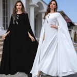 Muslim Robe Abaya Embroidered