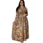 Women's Summer Plus Fat Fashion French Elegant Dress - Image 5