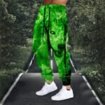 Drawstring Elastic Waist Retro Harem Pants With 3D Animal Print Mens Athletic Trousers - Image 9