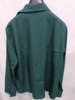 Men's Shirt Business Button Down Shirt Summer Solid Color Long Sleeve Lapel Vacation Shirt Fashion Temperament Casual Tops - Image 4