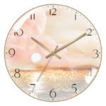4K Curved High Transparent Glass Creative Decorative Wall Clock - Image 3