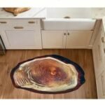 Wood Grain Diatomaceous Earth Mat, Super Absorbent - Image 4