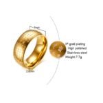 Unique Men Women Dome Rings - Image 7