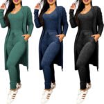 Women's Casual Suit High Waist Slip-on - Image 2