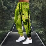 Drawstring Elastic Waist Retro Harem Pants With 3D Animal Print Mens Athletic Trousers - Image 10