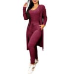 Women's Casual Suit High Waist Slip-on - Image 9