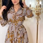Women's Summer Plus Fat Fashion French Elegant Dress - Image 3