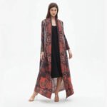 Womens Fashion Dubai Traditional Muslim Abaya Elegant Pleated Skirt - Image 3