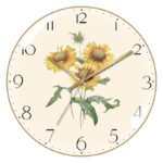 4K Curved High Transparent Glass Creative Decorative Wall Clock - Image 5