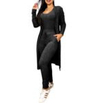 Women's Casual Suit High Waist Slip-on - Image 6