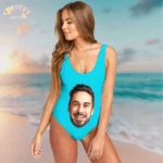 Bachelorette Swimsuit Custom Photo Face - Image 4