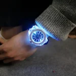 LED Light Flash Luminous Watches Women Men Boys Girls - Image 2