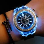 LED Light Flash Luminous Watches Women Men Boys Girls