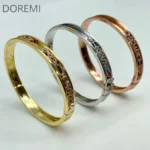Personalized Charms Slide Bangle English Letters - Image 4