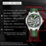 Men's Hollow Mechanical Watch - Image 2