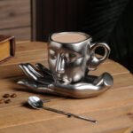 High Temperature Ceramic Creative Abstract Art Hand Fragrance Coffee Cup - Image 7