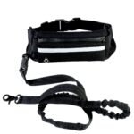 Hands Free Dog Leash Pet Walking And Training Belt With Shock Absorbing Bungee Leash For Up To 180lbs Large Dogs Phone Pocket And Water Bottle Holder - Image 6