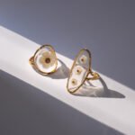 Stainless Steel Flower Open Ring For Women - Image 7