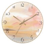 4K Curved High Transparent Glass Creative Decorative Wall Clock - Image 7