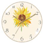 4K Curved High Transparent Glass Creative Decorative Wall Clock - Image 4