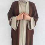 Women's Muslim Long Dress Abaya Two-piece Suit - Image 8