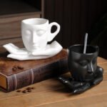 High Temperature Ceramic Creative Abstract Art Hand Fragrance Coffee Cup - Image 9