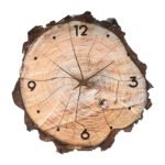 12-inch Minimalist Wood Clock With Annual Rings - Image 9
