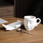 High Temperature Ceramic Creative Abstract Art Hand Fragrance Coffee Cup - Image 5