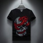 Men's hot drill short sleeve T-shirt