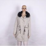Women's Plush Hooded Parkas Winter Warm Thick  Zip-up Jackets - Image 8