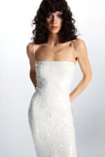 Fashion Lady Sequin Irregular Dress - Image 10