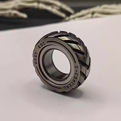 398f531e-6f6d-41c8-b527-fcf245803419.jpg Stainless Steel Toy Fingertip Gyro Useful Tool For Pressure Reduction Ring - Image 1