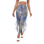 Women's Leggings Mermaid Fish Scale Print Pants Tight Buttock Lifting Yoga Pants - Image 4