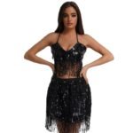 Belly Dance Costume Sexy Tassel Dance Dress - Image 4