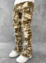 Ins Fringes Ripped Trousers Individual Patched Pants - Image 8