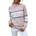 Winter Snowflake Sweater Fashion - Image 2
