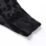 Black Leopard Mesh Bodysuit - Image 2