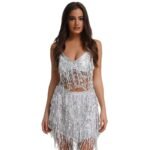 Belly Dance Costume Sexy Tassel Dance Dress - Image 7