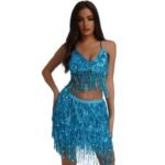 Belly Dance Costume Sexy Tassel Dance Dress - Image 3