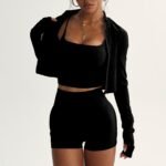 High-Waist Sports Yoga Fitness Quick-Drying Breathable Yoga Three-Piece Set - Image 9