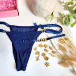 Custom Crystal Letter Thong Panties 5 Colors - Image 4
