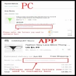 Custom Crystal Letter Thong Panties 5 Colors - Image 6