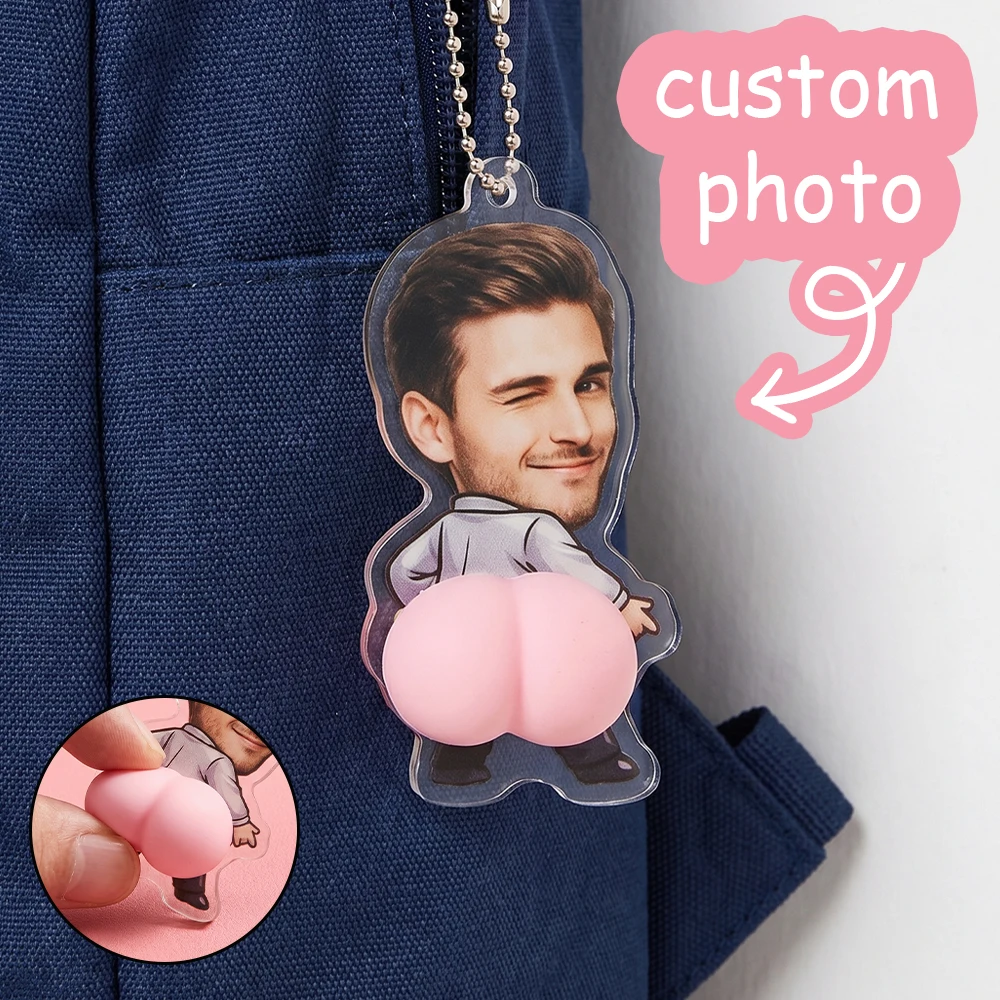 S22908fd6468d44a1b19abf1f87043e247.webp Custom Photo Squishy Butt Acrylic Keychain - Image 1