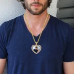 Customized Two Photo Luxury Necklace - Image 3