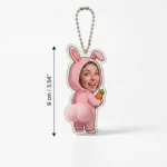 1pc Custom Photo Funny Keychain - Image 2