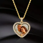 Customized Two Photo Luxury Necklace - Image 5