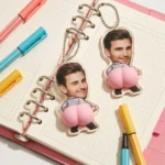 Custom Photo Squishy Butt Acrylic Keychain - Image 6