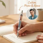 1pc Custom Photo & Name Retractable Ballpoint Pen