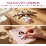 Custom Photo Hugging Pillow Squishy Butt Acrylic Keychain - Image 4